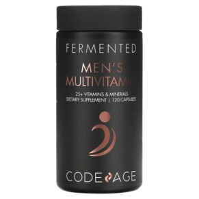 Codeage Fermented Men's Multivitamin 25+ Vitamins Minerals 120 Capsules 853919008519