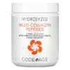 Codeage Hydrolyzed Multi Collagen Peptides 5 Types I II III V X Powder Unflavored 20 oz (567 g) 853919008021