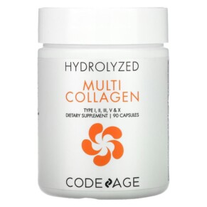 Codeage Hydrolyzed Multi Collagen Type I II III V X 90 Capsules 860507000480