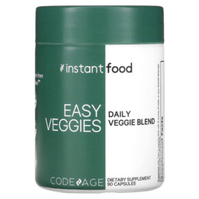 Codeage Instant Food Easy Veggies Daily Veggie Blend 90 Capsules 850026121667