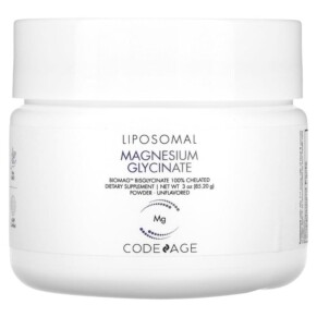 Codeage Liposomal Magnesium Glycinate Powder Unflavored 3 oz (85.2 g) 850026121919