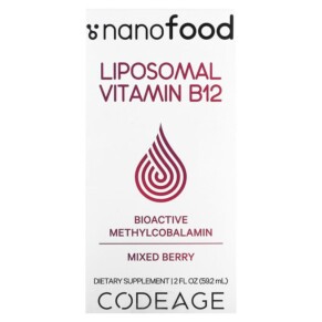 Codeage Liposomal Vitamin B12 Mixed Berry 2 fl oz (59.2 ml) 850043333432