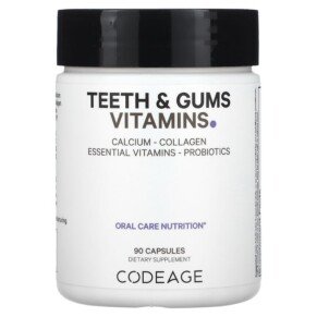 Codeage Teeth & Gums Vitamins Oral Care Nutrition 90 Capsules 853919008489