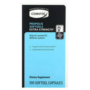 Comvita Propolis Extra Strength PFL 30 100 Softgels Capsules 9400501201202