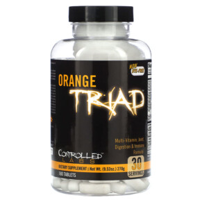 Controlled Labs Orange Triad 180 Tablets 856422005877