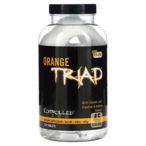 Controlled Labs Orange Triad Multi-Vitamin Joint Digestion & Immune Formula 270 Tablets 895328001408