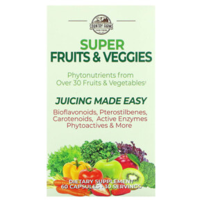 Country Farms Super Fruits & Veggies 60 Capsules 035046090685