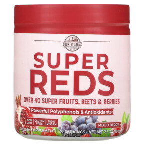Country Farms Super Reds Mixed Berry 7.1 oz (200 g) 035046098797