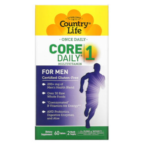 Country Life Core Daily-1 Multivitamins Men 60 Tablets 015794081906