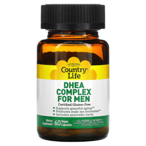 Country Life DHEA Complex for Men 60 Vegan Capsules 015794016779