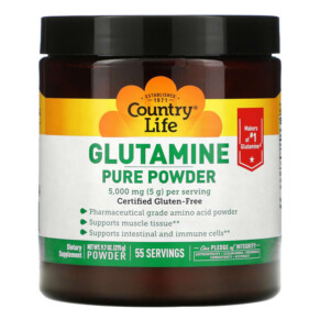Country Life Glutamine Pure Powder 5.000 mg 9.7 oz (275 g) 015794011880