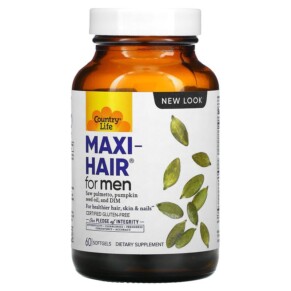 Country Life Maxi-Hair for Men 60 Softgels 015794050476