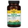 Country Life Papaya Digestive Support Pineapple Papaya 500 Chewable Wafers 015794053880