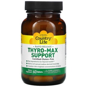 Country Life Rapid Release Thyro-Max Support 60 Tablets 015794015956