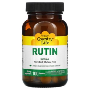 Country Life Rutin 500 mg 100 Tablets 015794074717