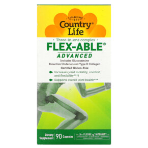 Country Life Three-In-One Complex Flex-Able Advanced 90 Capsules 015794050407