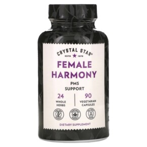 Crystal Star Female Harmony PMS Support 90 Vegetarian Capsules 747889022906