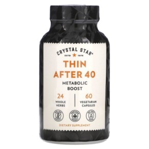 Crystal Star Thin After 40 60 Vegetarian Capsules 747889041402