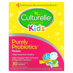 Culturelle Kids Purely Probiotics 1+ Years Unflavored 30 Single Serve Packets 049100400082