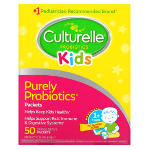 Culturelle Kids Purely Probiotics 1+ Years Unflavored 50 Single Serve Packets 049100400266
