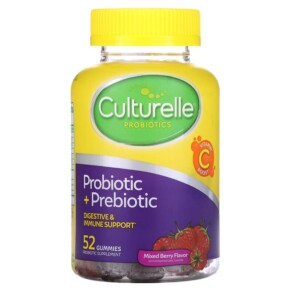 Culturelle Probiotic + Prebiotic Gummies Mixed Berry 52 Gummies 049100400921