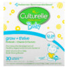 Culturelle Probiotics Baby Grow + Thrive Probiotics + Vitamin D Packets 12-24 Months Unflavored 30 Packets 049100400549