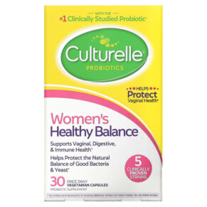 Culturelle Probiotics Women's Healthy Balance 30 Once Daily Vegetarian Capsules 049100400594