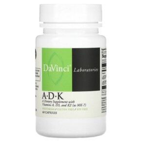 DaVinci Laboratories of Vermont A-D-K 60 Capsules 026664001023
