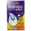 Ddrops Booster Liquid Vitamin D3 600 IU 0.09 fl oz (2.8 ml) 851228000118