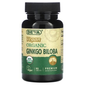 Deva Vegan Organic Ginkgo Biloba 90 Tablets 895634000140