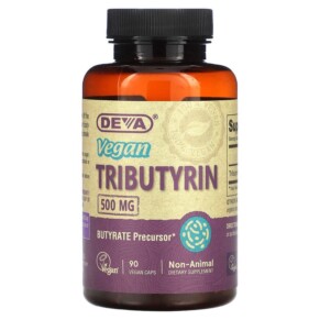 Deva Vegan Tributyrin 500 mg 90 Vegan Caps 895634000768