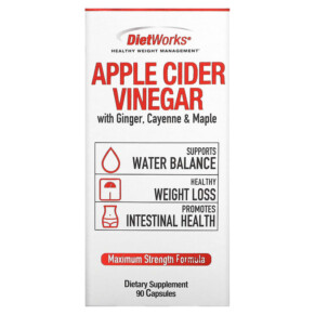DietWorks Apple Cider Vinegar 90 Capsules 035046101770