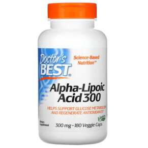 Doctor's Best Alpha-Lipoic Acid 300 300 mg 180 Veggie Caps 753950002777