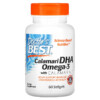 Doctor's Best Calamari DHA Omega-3 with Calamarine 60 Softgels 753950002593