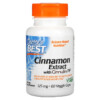 Doctor's Best Cinnamon Extract with Cinnulin PF 125 mg 60 Veggie Caps 753950001305