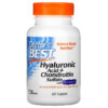 Doctor's Best Hyaluronic Acid + Chondroitin Sulfate with BioCell Collagen 60 Tablets 753950002654