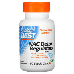 Doctor's Best NAC Detox Regulators 60 Veggie Caps 753950002791