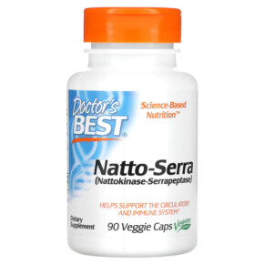 Doctor's Best Natto-Serra 90 Veggie Caps 753950002944