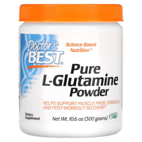 Doctor's Best Pure L-Glutamine Powder 10.6 oz (300 g) 753950004917