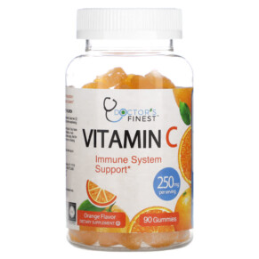 Doctor's Finest Vitamin C Orange 250 mg 90 Gummies 810048610044