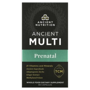 Dr. Axe / Ancient Nutrition Ancient Multi Prenatal 90 Capsules 816401023346
