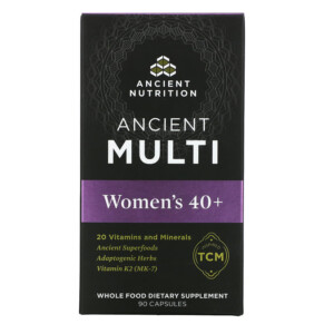 Dr. Axe / Ancient Nutrition Ancient Multi Women's 40+ 90 Capsules 816401023339