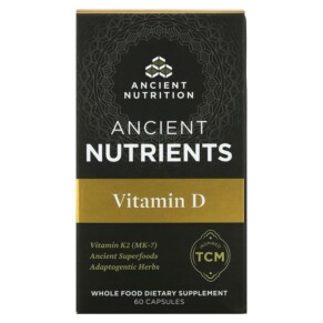 Dr. Axe / Ancient Nutrition Ancient Nutrients Vitamin D 60 Capsules 816401023278