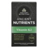 Dr. Axe / Ancient Nutrition Ancient Nutrients Vitamin K2 60 Capsules 816401023407