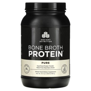 Dr. Axe / Ancient Nutrition Bone Broth Protein Pure 1.96 lbs (890 g) 816401020239