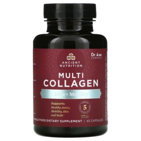 Dr. Axe / Ancient Nutrition Multi Collagen Joint + Mobility 45 Capsules 816401025159