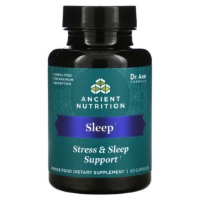 Dr. Axe / Ancient Nutrition Sleep Stress & Sleep Support 60 Capsules 816401025586