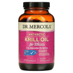 Dr. Mercola Antarctic Krill Oil for Women 270 Capsules 813006010290