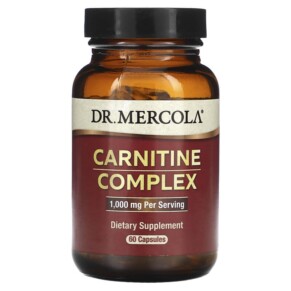 Dr. Mercola Carnitine Complex 500 mg 60 Capsules 810487033374