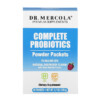 Dr. Mercola Complete Probiotics Powder Packets Natural Raspberry 70 Billion CFU 30 Packets 0.12 oz (3.5 g) Each 813006017145